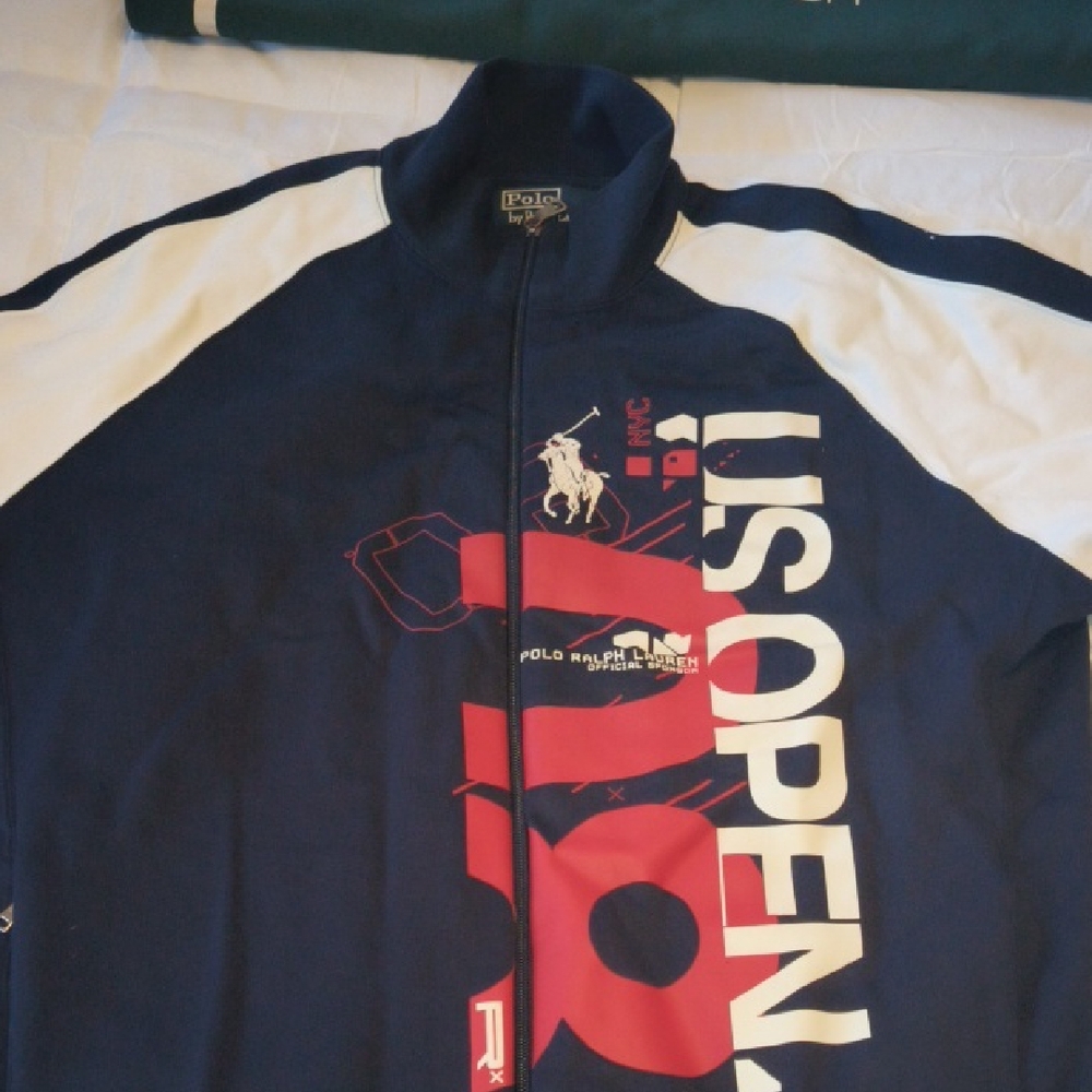 Polo Ralph Lauren Navy Jacket with White Accents